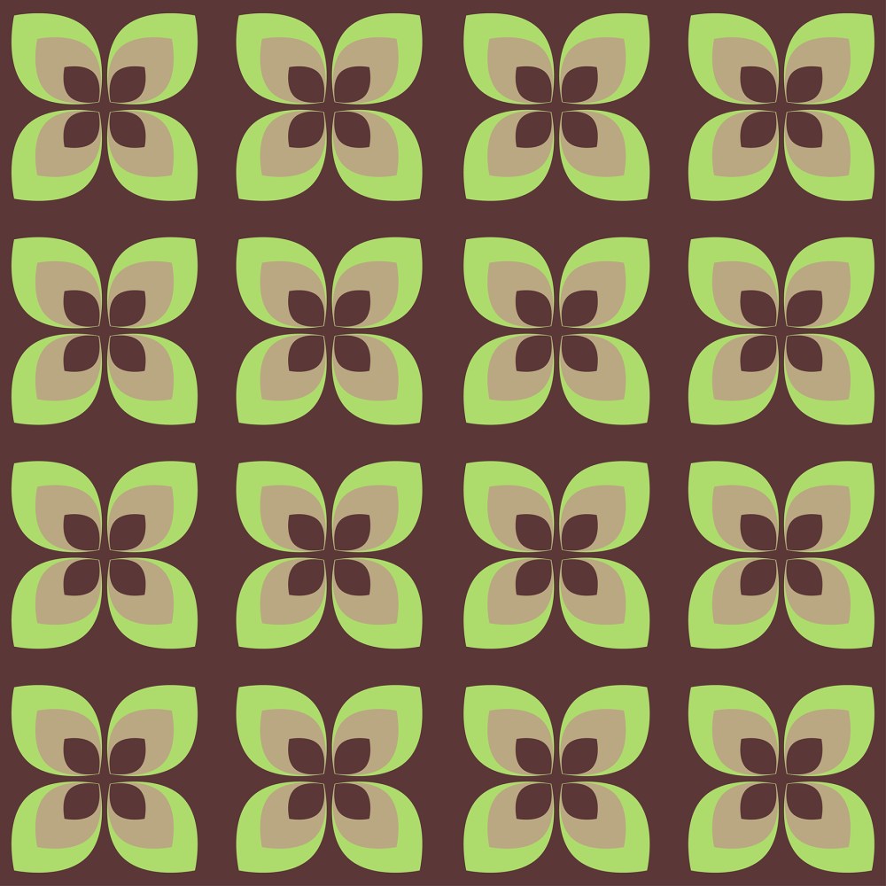 1970s flower textile